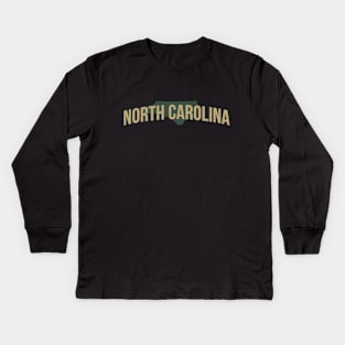 North Carolina Kids Long Sleeve T-Shirt